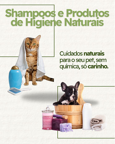 Shampoos e produtos naturais
